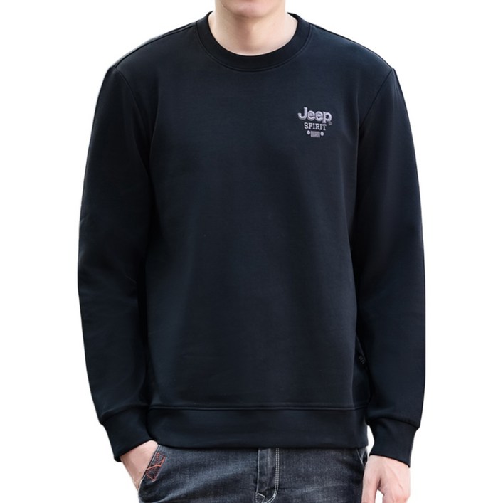 KDCO Jeep Spirit 라운드넥 남성 맨투맨 스웻셔츠