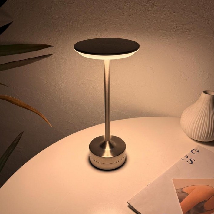 땡스투 미드센추리 무선 스탠드 터치 무드등 수면 침실 LED 거실 인테리어 수면등 C타입 충전식