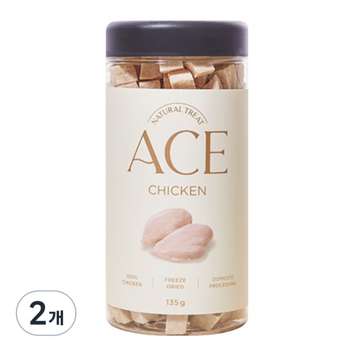 에이스트릿 반려동물 동결건조 간식 95g, 치킨, 135g, 2개 에이스트릿 반려동물 동결건조 간식 95g, 치킨, 135g, 2개