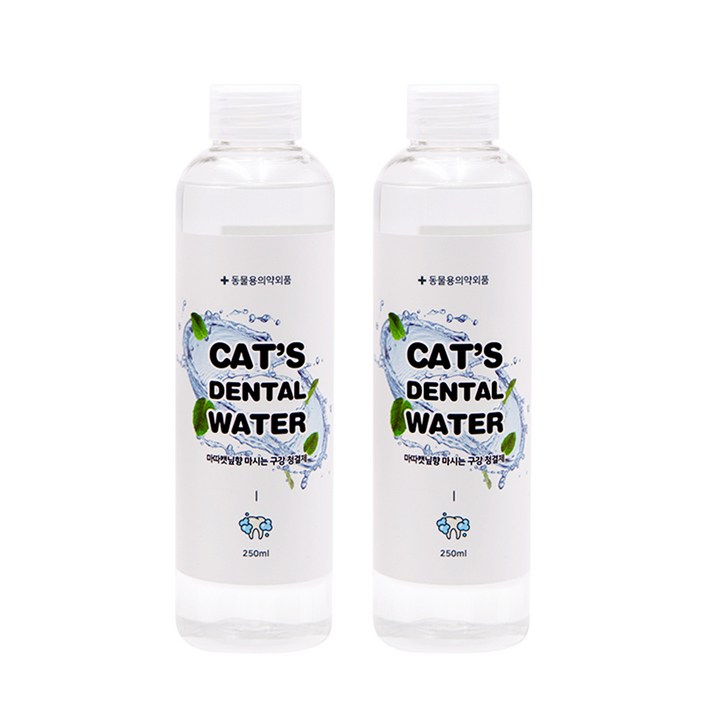 정글몬스터 캣 덴탈워터 구강청결제, 250ml, 2개 정글몬스터 캣 덴탈워터 구강청결제, 250ml, 2개