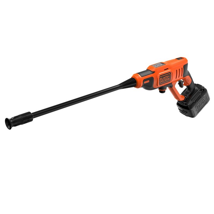 블랙앤데커 20V MAX 충전 고압 세척기 BCPC20D1, BCPC20D1, 혼합색상, 1개, 본품  추가배터리1개