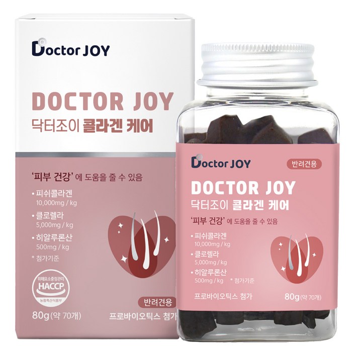 닥터조이 강아지 케어 영양제, 70정, 피부피모, 1개