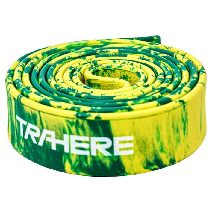 트라히어 RB PRO 라텍스 근력운동 풀업밴드, 라임 + 그린, 1개