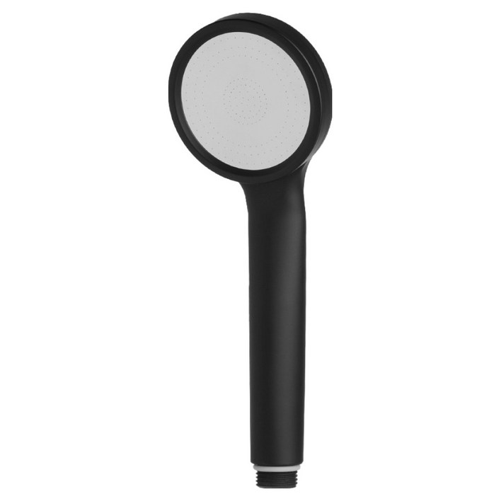 퓨어수 1기능 수압상승 샤워헤드, 1개, 무광블랙