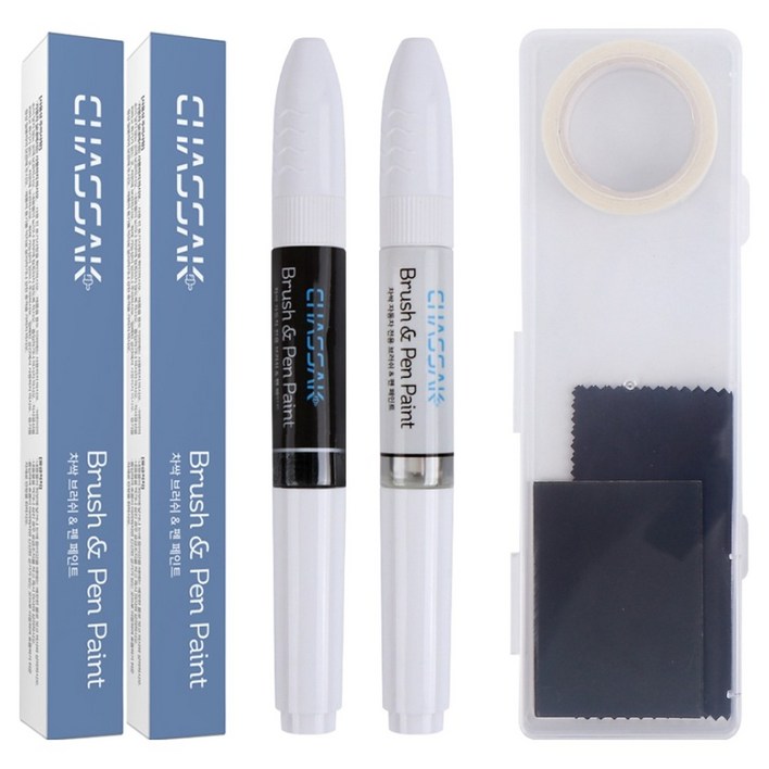 차싹 현대 순정형 자동차 붓펜 페인트 컬러  투명  전용키트