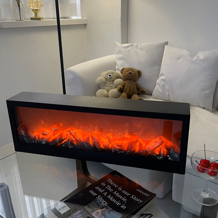 레나에너지 불멍 LED 무드등 ASMR 벽난로형