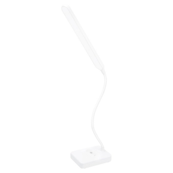 블링라이트 KDT LED 구스 USB 충전형 무선 스탠드 1901, 화이트