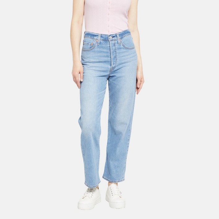 리바이스 여성용 립케이지 스트레이트 앵클 쿨 위너 진 726930229