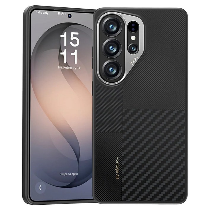 벤크스 Montage ArmorPro 맥세이프 하드 카본 휴대폰 케이스