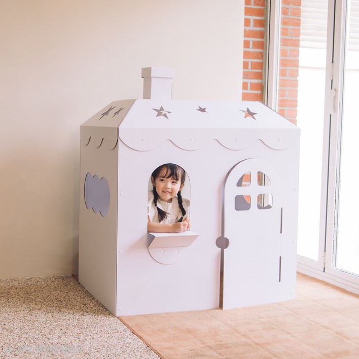 키즈바래 너만의 별장이 되길 바래 대형 종이집