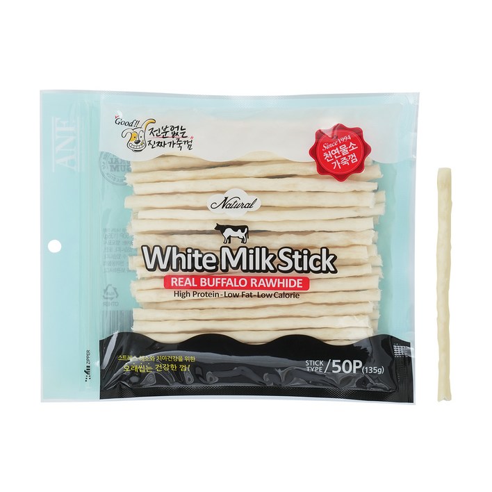 ANF 강아지 로하이드 화이트 건조간식 50P