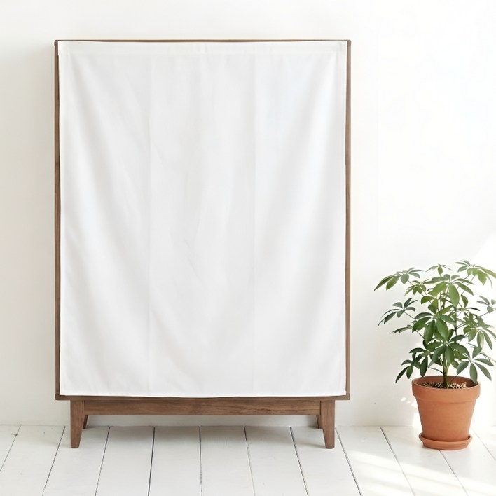 제이에스맘 손쉬운 벨크로 가림막 미니 커튼