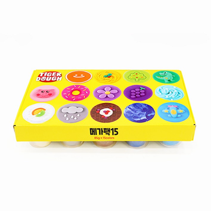 마이리틀타이거 메가팩 15색 유아용 클레이