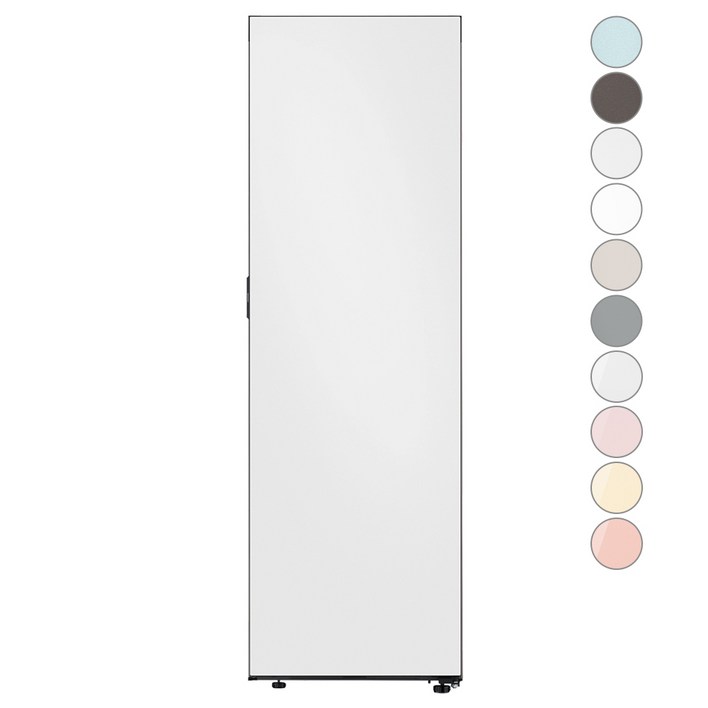 [색상선택형] 삼성전자 비스포크 키친핏 1도어 냉장고 좌열림 409L 방문설치 비스포크냉장고
