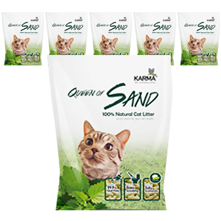 카르마 퀸오브샌드 응고형 고양이 모래 두부