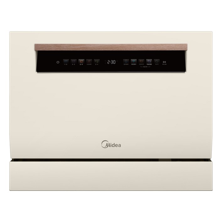 미디어 카운터탑 앱연동 자동문열림 식기세척기 6인용, 아이보리, MDWTT0608AKR, 방문설치