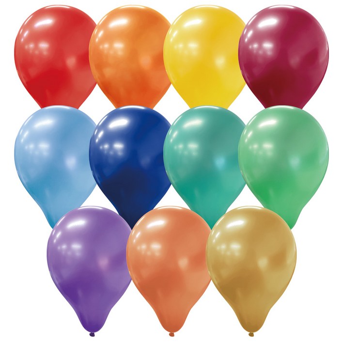 펄 라운드 풍선 30cm, 랜덤발송, 500개