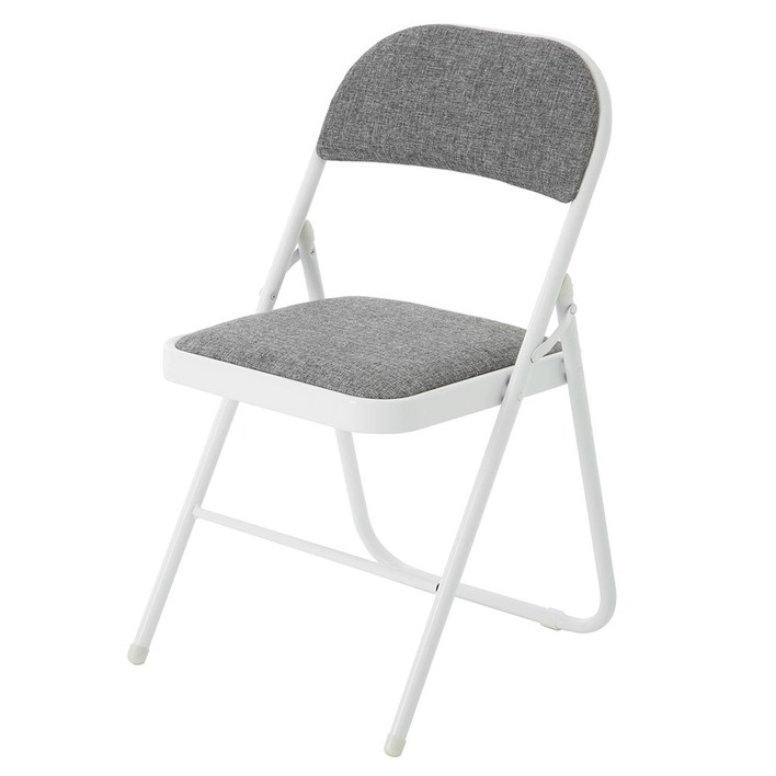 코멧 패브릭 쿠션 접이식 의자, 그레이 18,990
