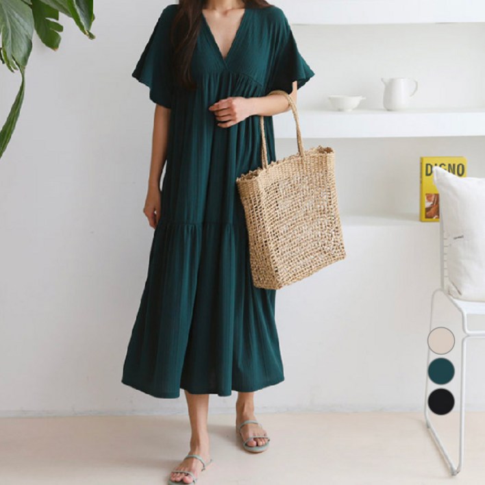 팡팡샵 여성용 임부용 R치즈캉캉 오버핏 원피스