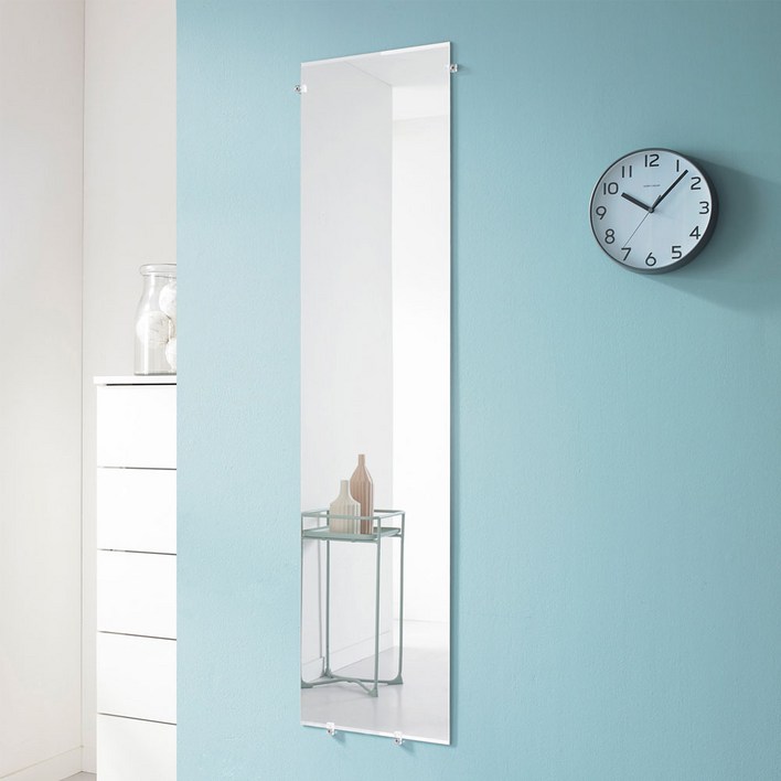 미소아이 초간편 부착식 유리거울 300 x 1220 mm, 단일 색상