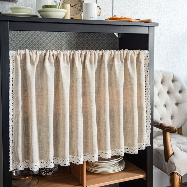 러빙랩 주방 가리개 칸막이 바란스 커튼