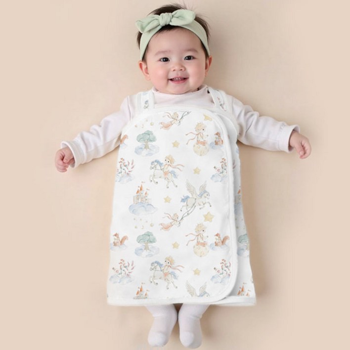 유아용 순면 조끼형 슬리핑백 배싸개