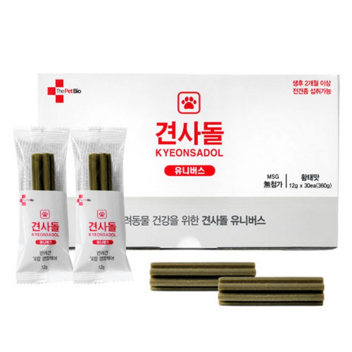 견사돌 강아지 유니버스 대용량 덴탈껌 30p, 30회분, 구강치석관리장건강, 1개