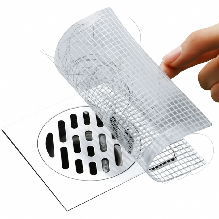 하니모아 욕실 대형 사각 배수구 거름망 하수구 트랩 10p, 그레이