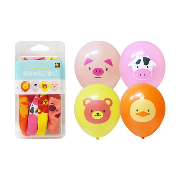 케이스풍선 30.5cm 동물농장24입