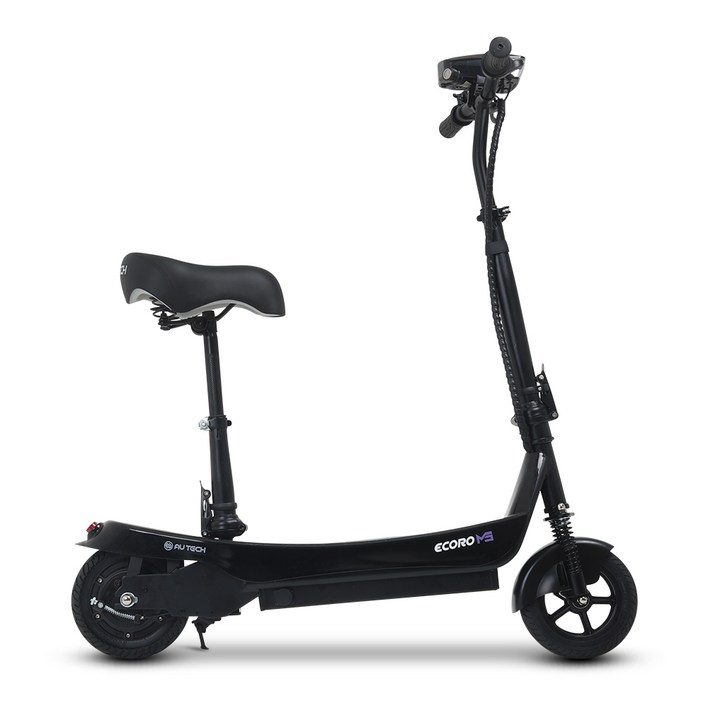 AU테크 에코로 M5 접이식 출퇴근 앉아서 타는 36V 전기 전동킥보드, 1개, 블랙, 에코로 M5 36V 8A XP