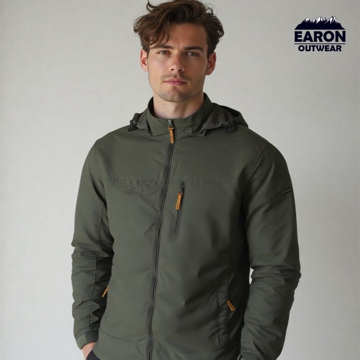 EARON 윈드 브레이커 후드 바람막이 점퍼