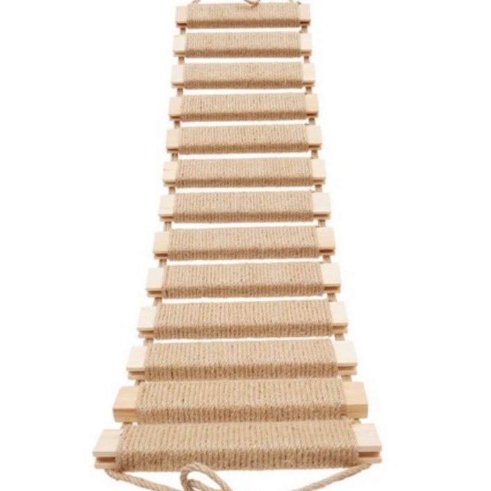 나있고 크레이지 면로프 고양이 사다리 밧줄