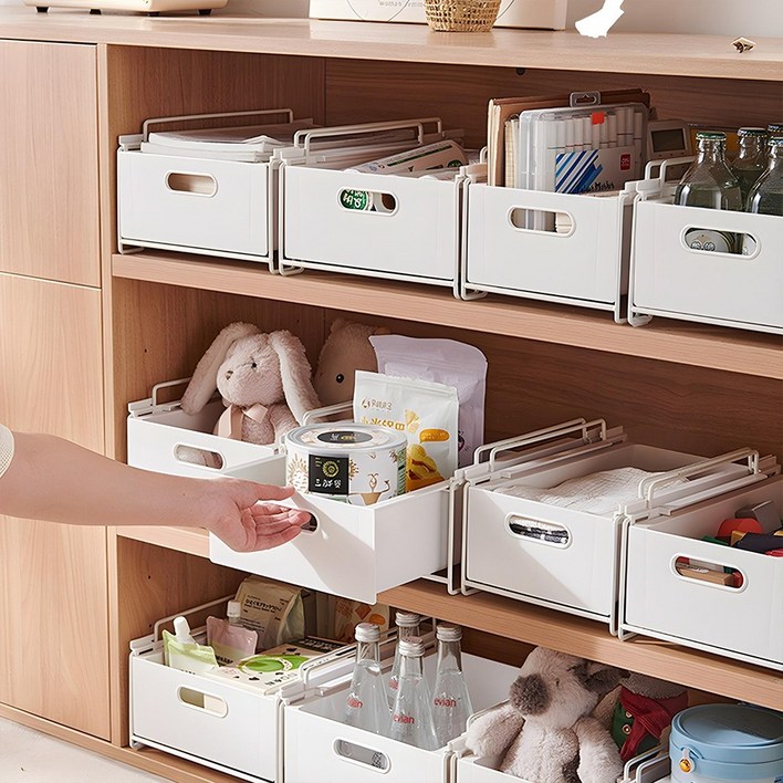 마치홈 슬라이딩선반 주방정리 서랍함, 1개