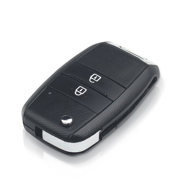 기아 올뉴 모닝 접이식 폴딩키 키케이스 2버튼 차키 k-2 직각편측날 호환