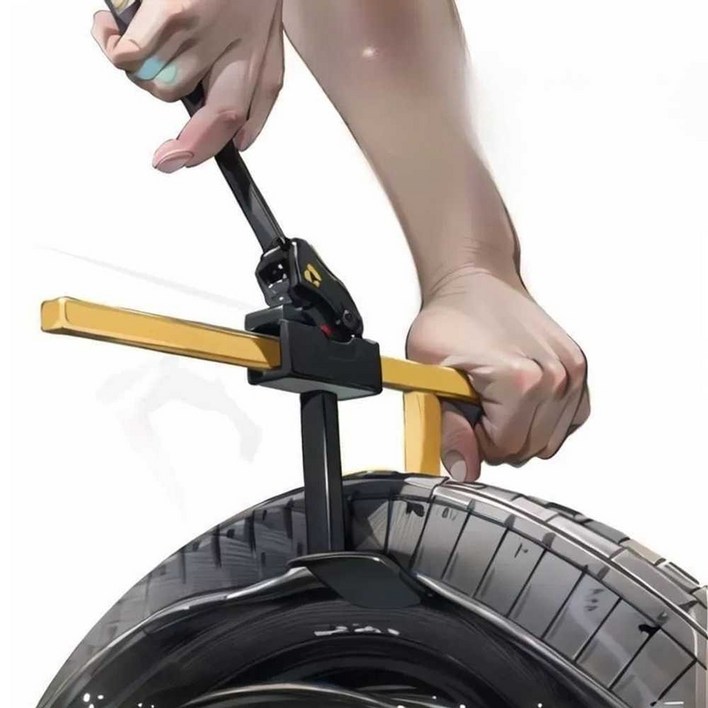 수동 타이어 탈착기 휴대용 교체기 수리 레바 휠 자동차 분리기 레버대 분리 비드
