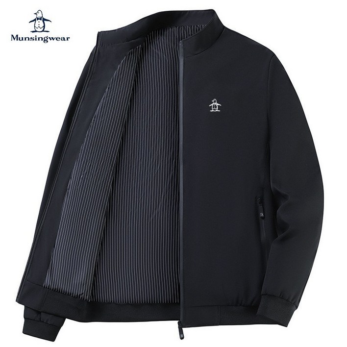 Munsingwear 먼싱웨어 골프 의류 재킷 남성 봄 신상 트렌드 캐주얼 남성복 고급감 상의 트렌디한 남성 스포츠 춘추 외투