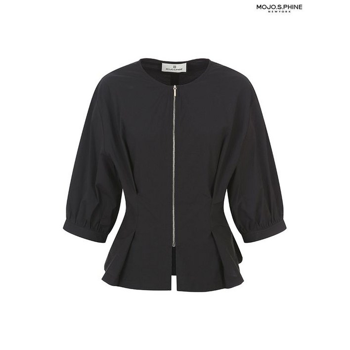 모조에스핀 라운드넥 지퍼자켓 S252MSF019BK1 551743