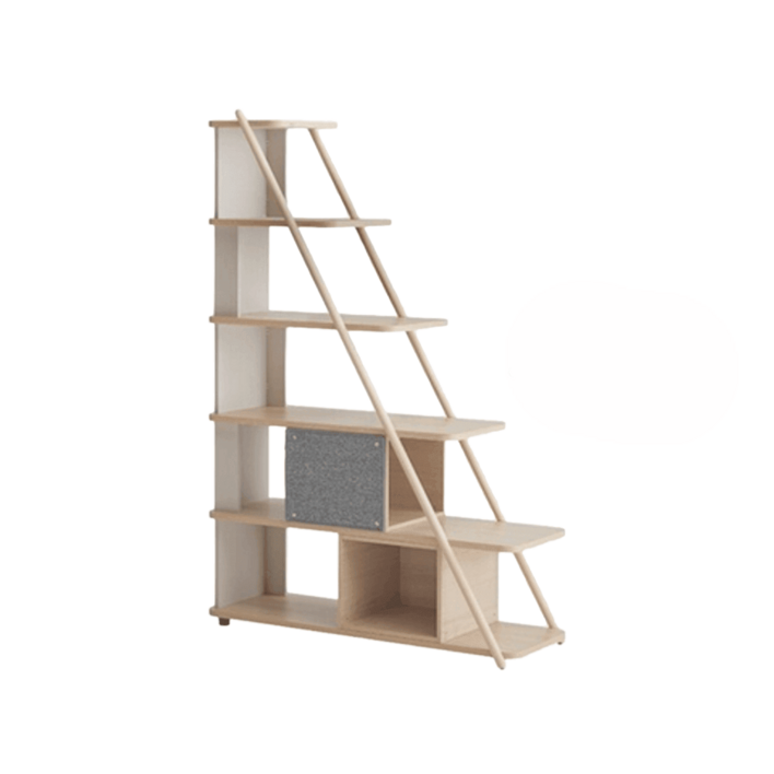 일룸 캐스터네츠 1200폭 6단 책장 기본형 뉴트럴 캣타워