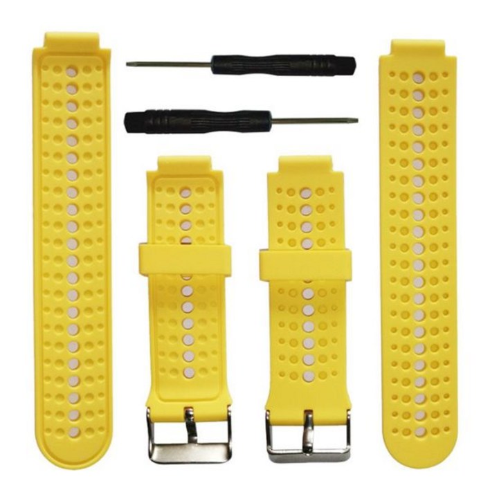 Garmin Forerunner 220230235620630735 용 새로운 스포츠 소프트 교체 실리콘 시계 밴드 손목 밴드 팔