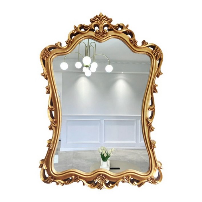 벽걸이 인테리어 벽 90cm 북유럽 아치 거울 화장대 장식 복고풍