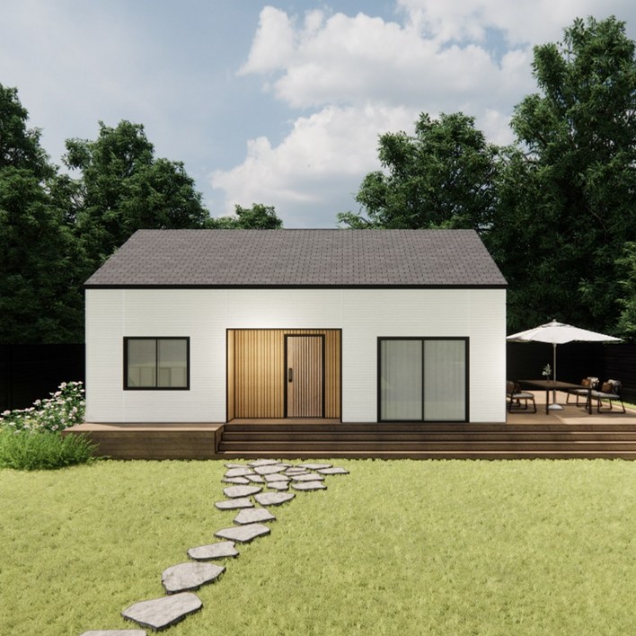 타이니홈 목조 모듈러주택 20평 온담 농가주택 따뜻한 시골집 프리패브 세컨하우스