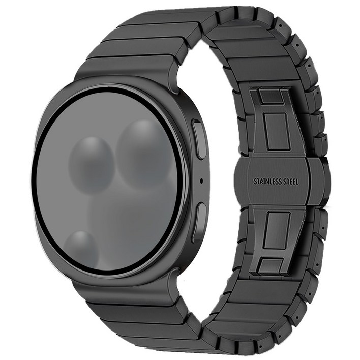 아이메이드잇 갤럭시워치 호환 링크 브레이슬릿 스트랩 밴드, 블랙 워치 8 전용