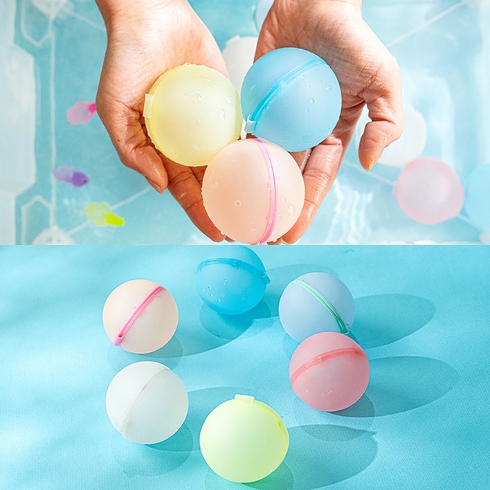 실리콘 자석 안터지는 물풍선 자석 여름 놀이 바캉스 휴가 준비물 바다 용품, 단품