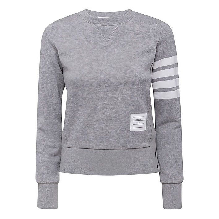 톰 브라운 루프백 4 바 스웨트셔츠