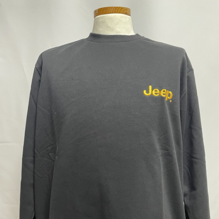 지프 남여공용 스몰로고 맨투맨 티셔츠 JEEP