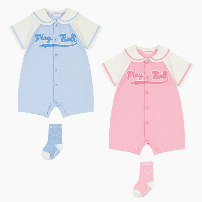 압소바 해피랜드   플레이 우주복 SET양말  HZ122201   우주복과 양말이 셋트인  봄 우주복