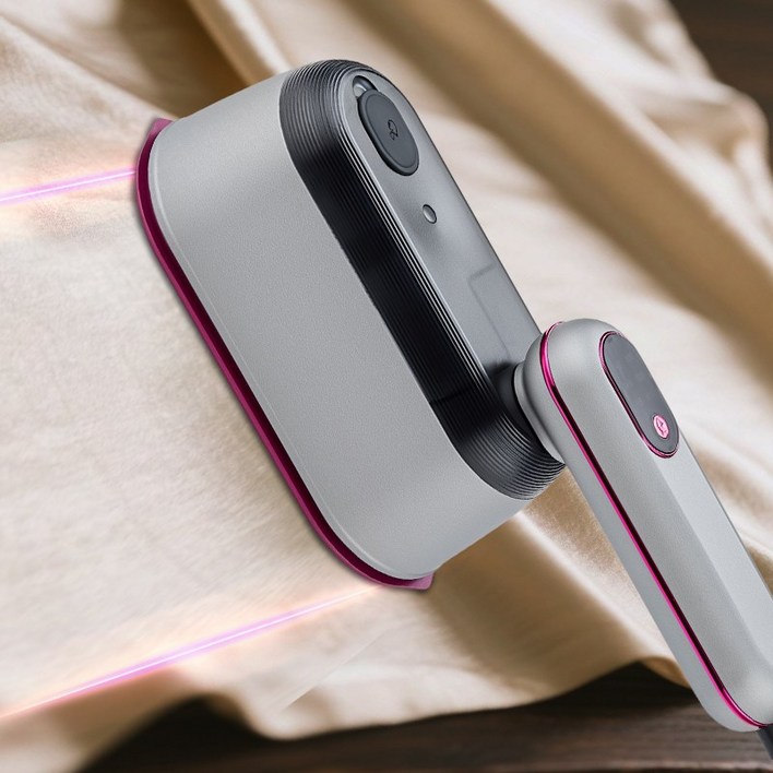 Richmagic 핸디형 다용도 다리미 접이식 휴대용 건습식 겸용 스팀 다리미, 그레이