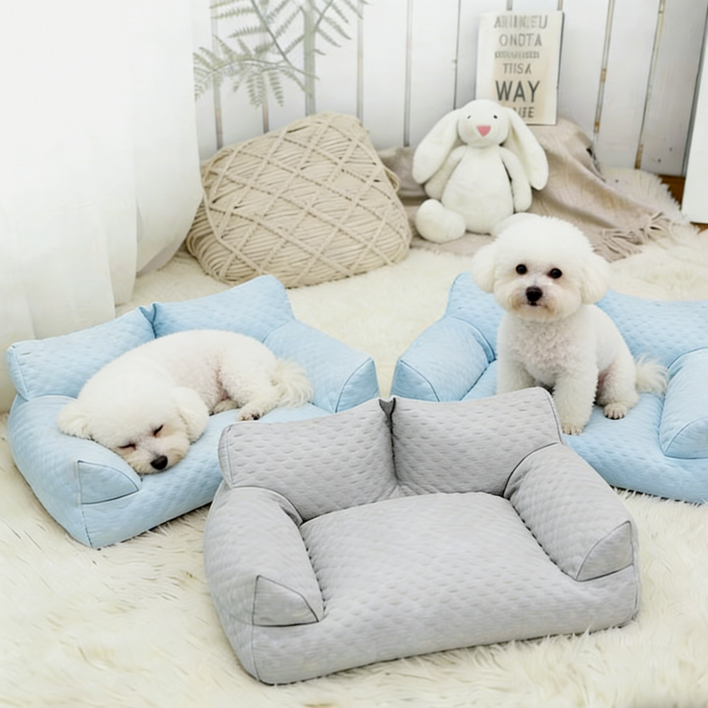 홈잼 냉감 강아지 소파 베드 방석 고양이 쿠션 침대