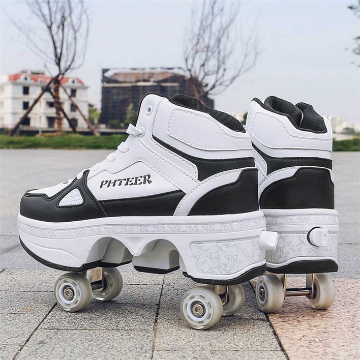 Haru 바퀴달린운동화 휠리스 롤러슈즈 롤러 바퀴달린 LED