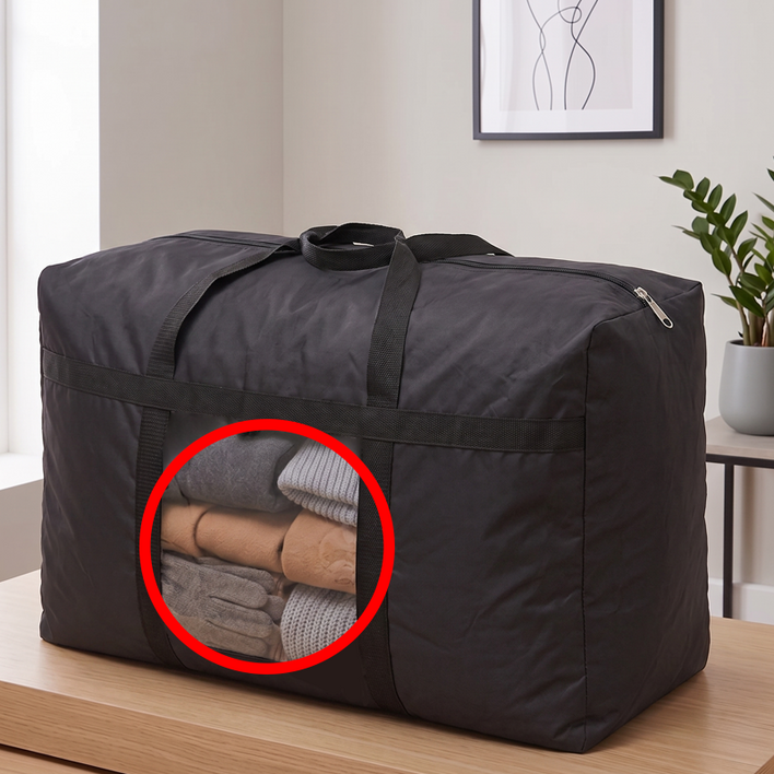 라이프엔라이크 특대형 대용량 수납가방 캠핑 이불 보관 이사 정리 가방